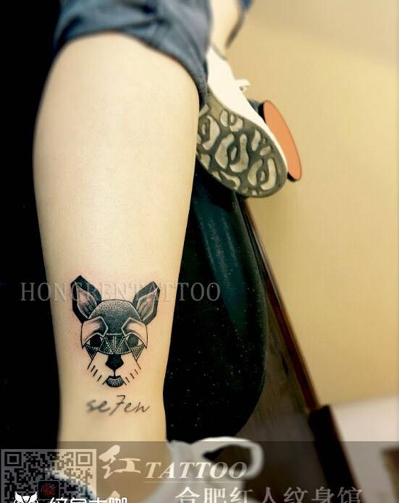 雪纳瑞纹身图片