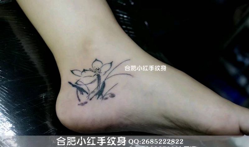 小作 步步生莲纹身图片