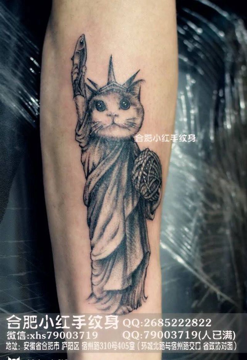 小作纹身图片