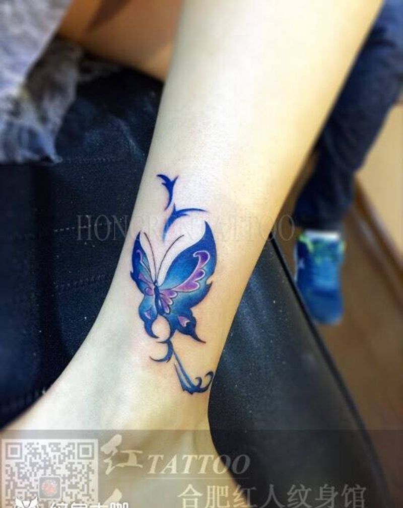蝴蝶纹身图片