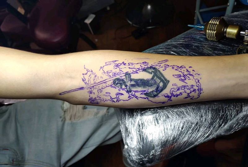 覆盖大圣纹身图片_手部纹身图案