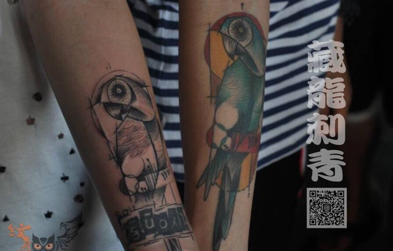 鸟纹身图片