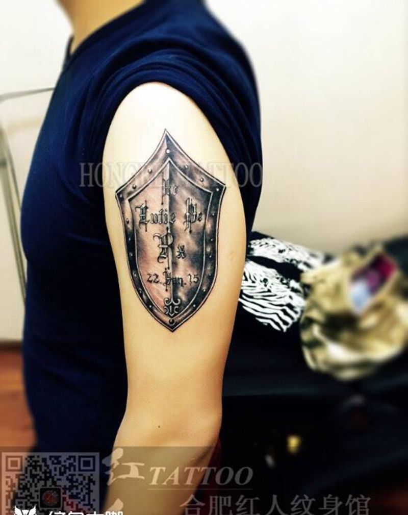 盾牌纹身图片