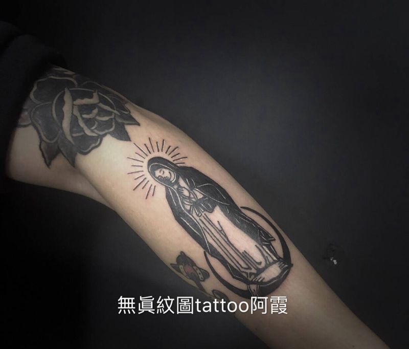 圣母纹身图片