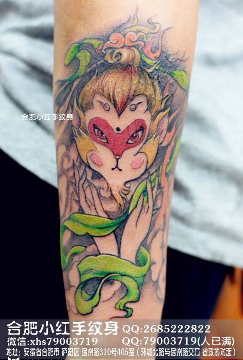 纹身遮盖纹身图片