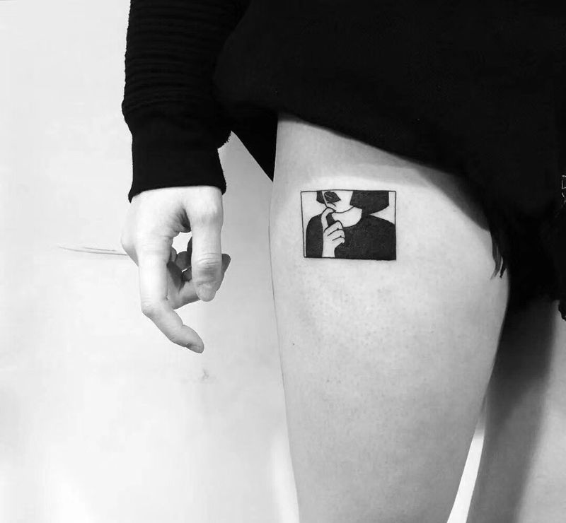 小清新纹身图片