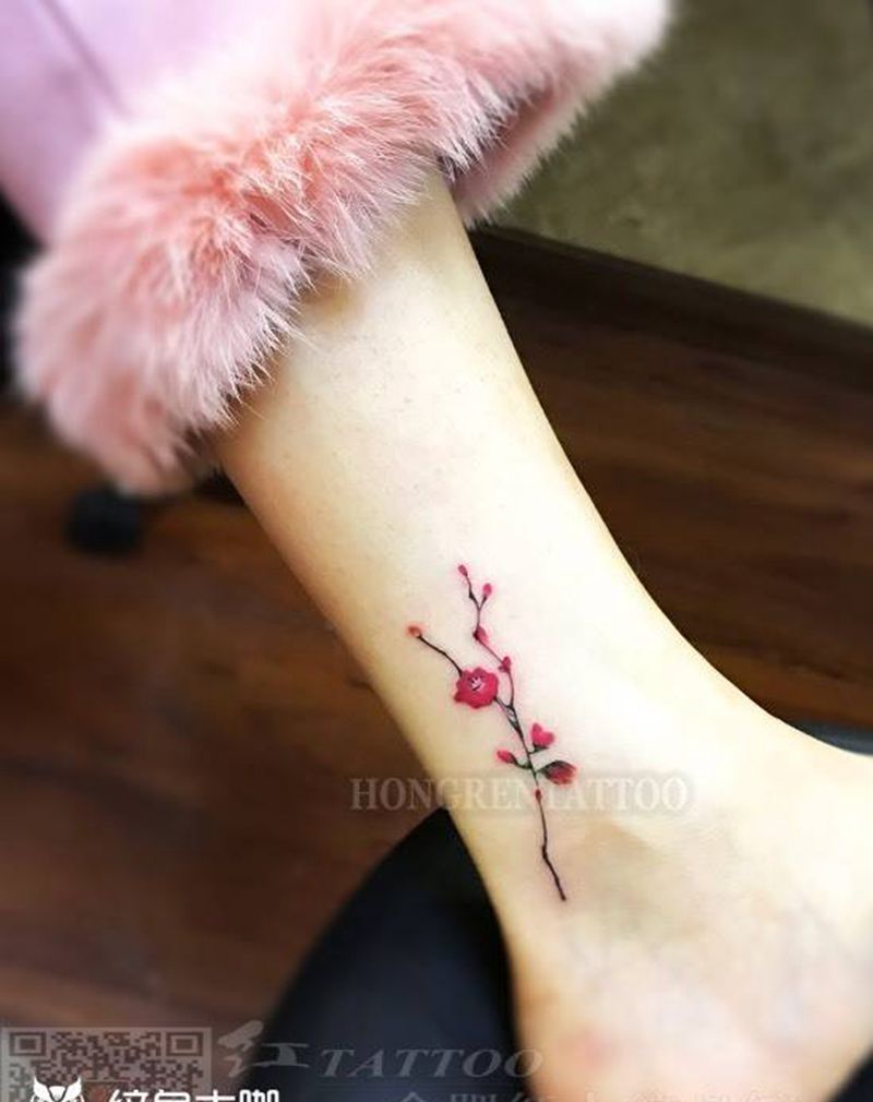 小小花儿纹身图片