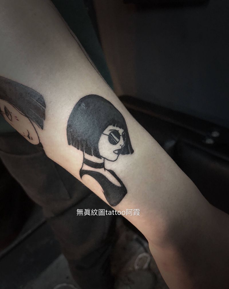 电影人物  杀手不太冷纹身图片