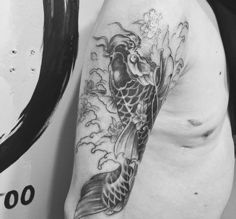 鲤鱼纹身图片