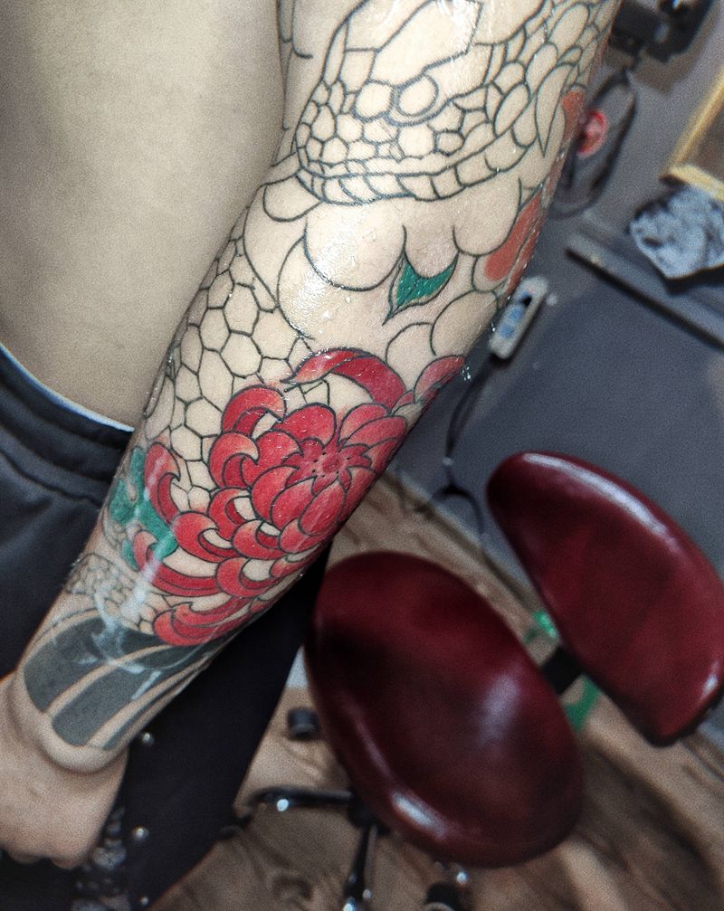 未完成纹身图片_老传统纹身图案