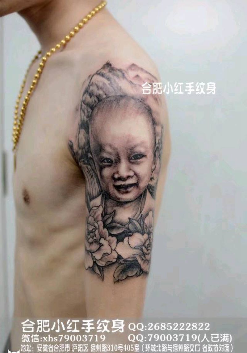 因为老客带过来的。纹身图片