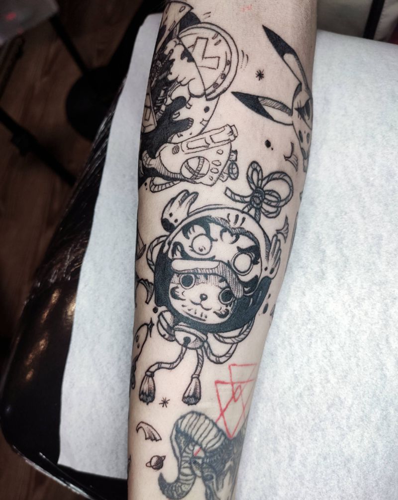 第一个来自大咖的客人纹身图片_手部纹身图案