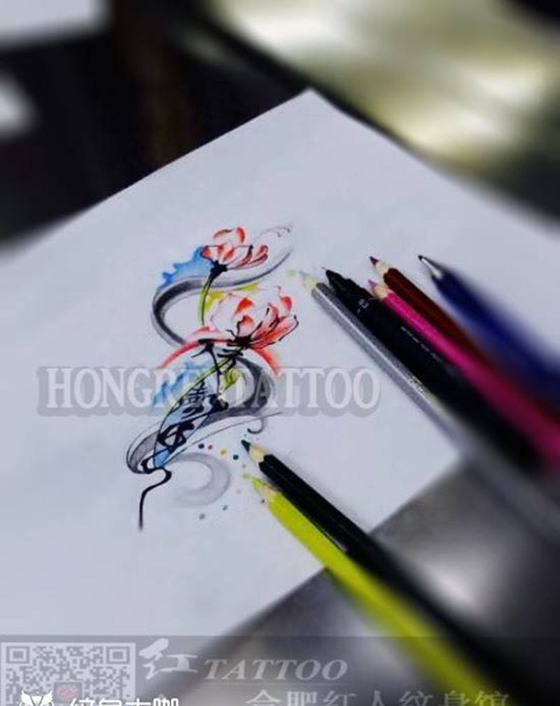 手稿设计完成（二）纹身图片