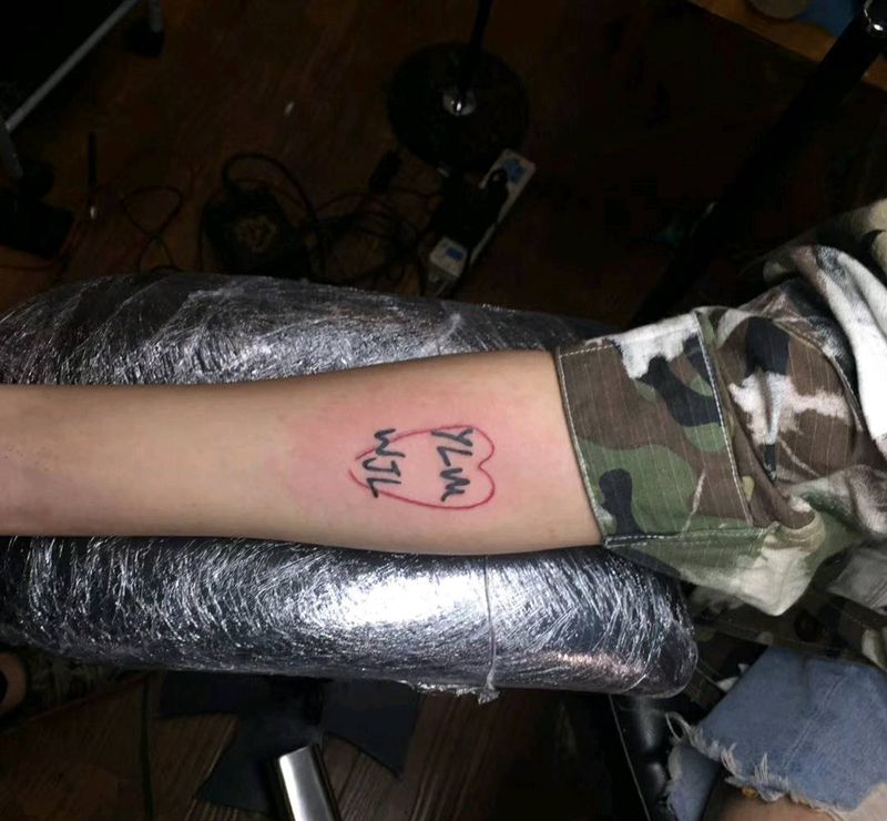 爱情纹身图片_手臂纹身图案