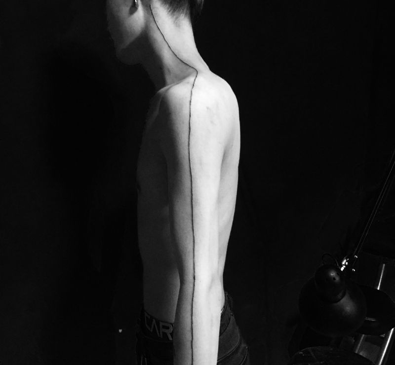 死亡射线纹身图片