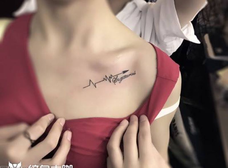 心电图  tattoo纹身图片