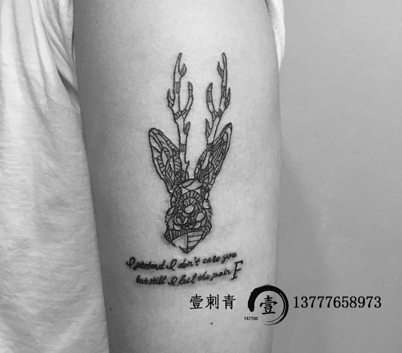 小兔子纹身图片