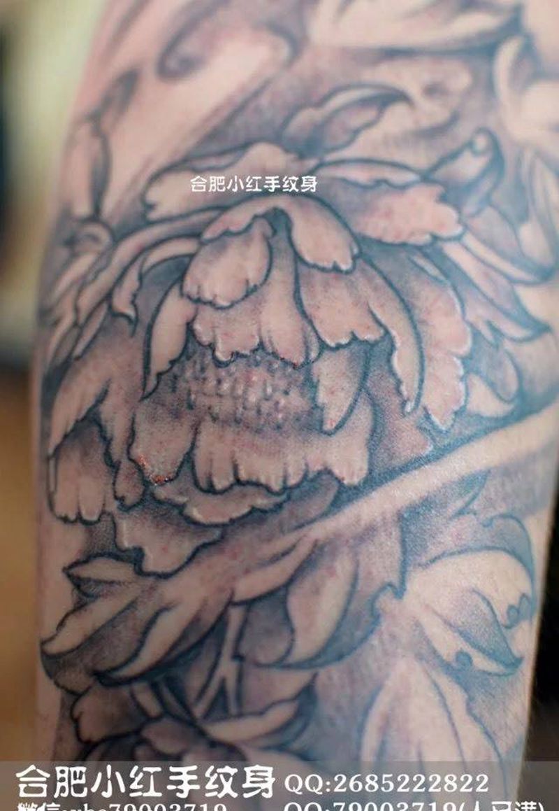 花臂 完成纹身图片