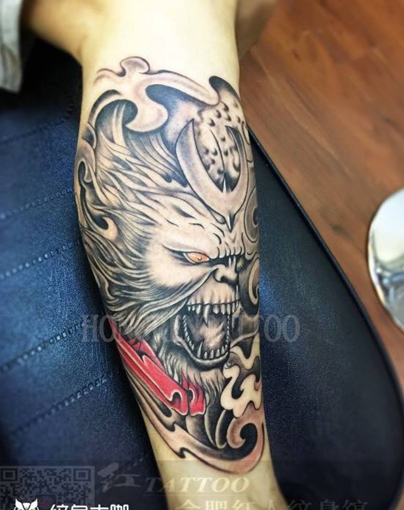 斗战胜佛纹身图片