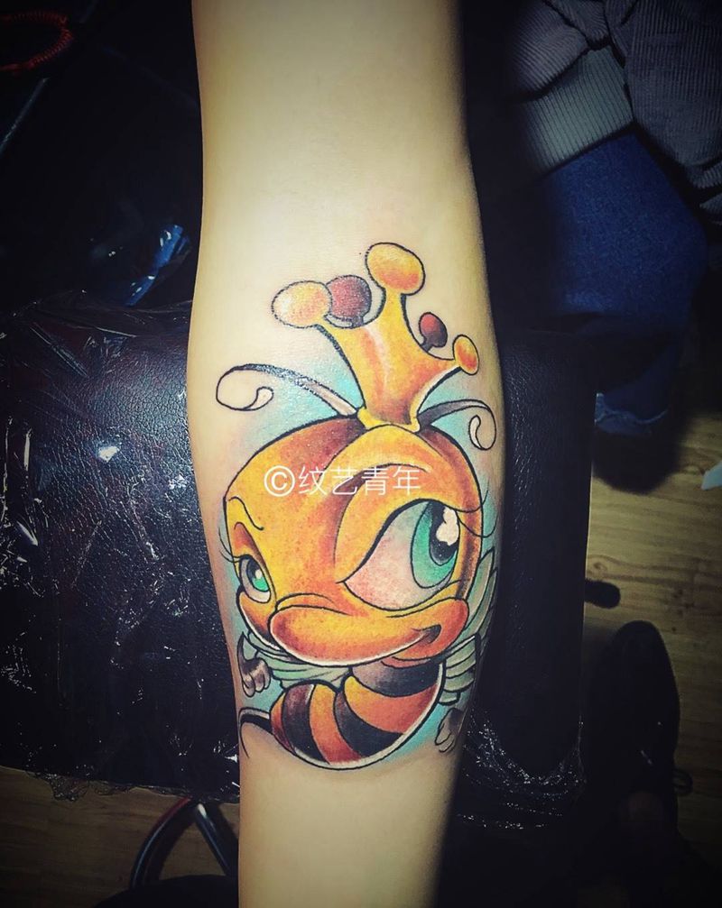 大蜜蜂纹身图片