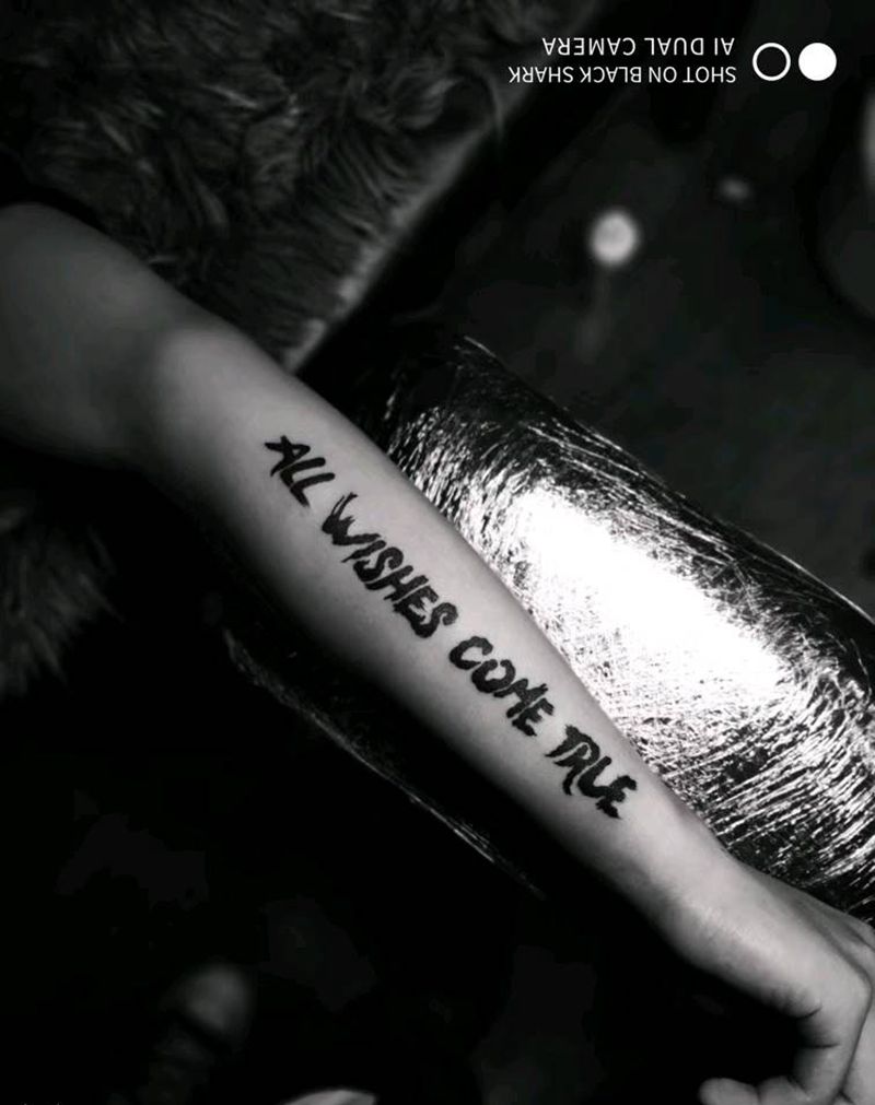 字母纹身图片_手臂纹身图案