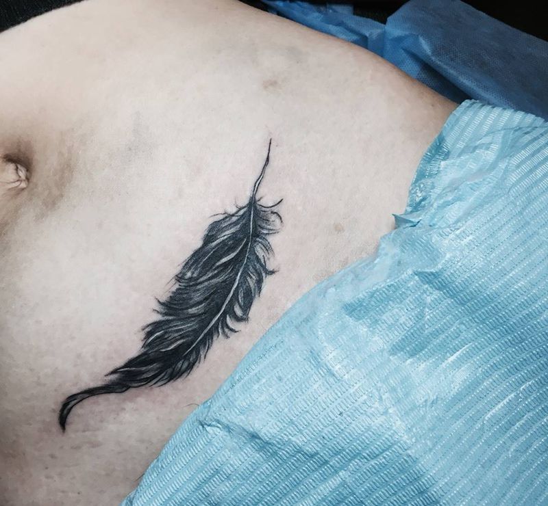 遮盖疤痕纹身图片