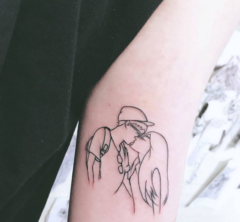 手臂照片纹身图片