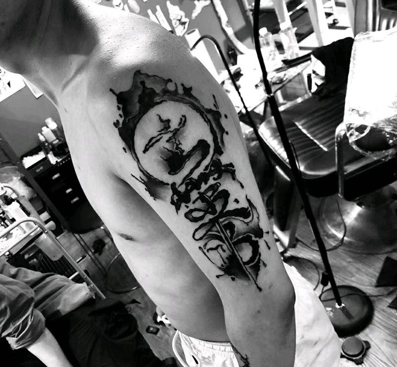 无常纹身图片_手臂纹身图案