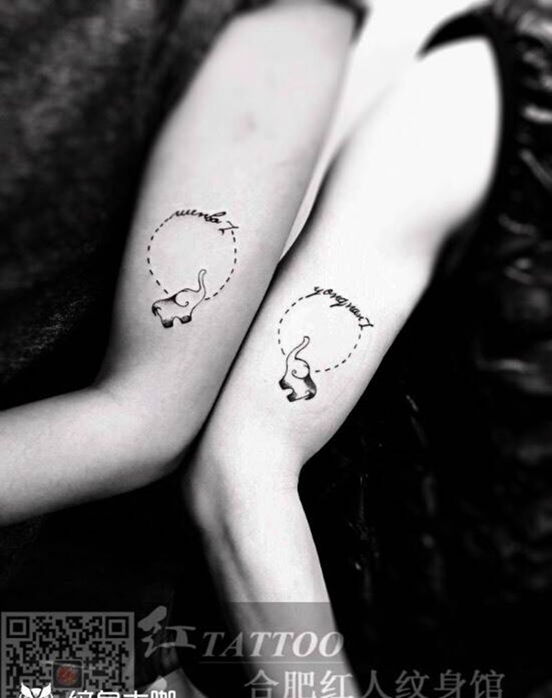 小象纹身图片