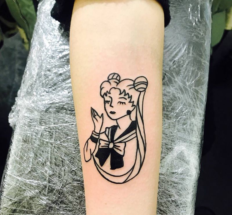 美少女战士纹身图片