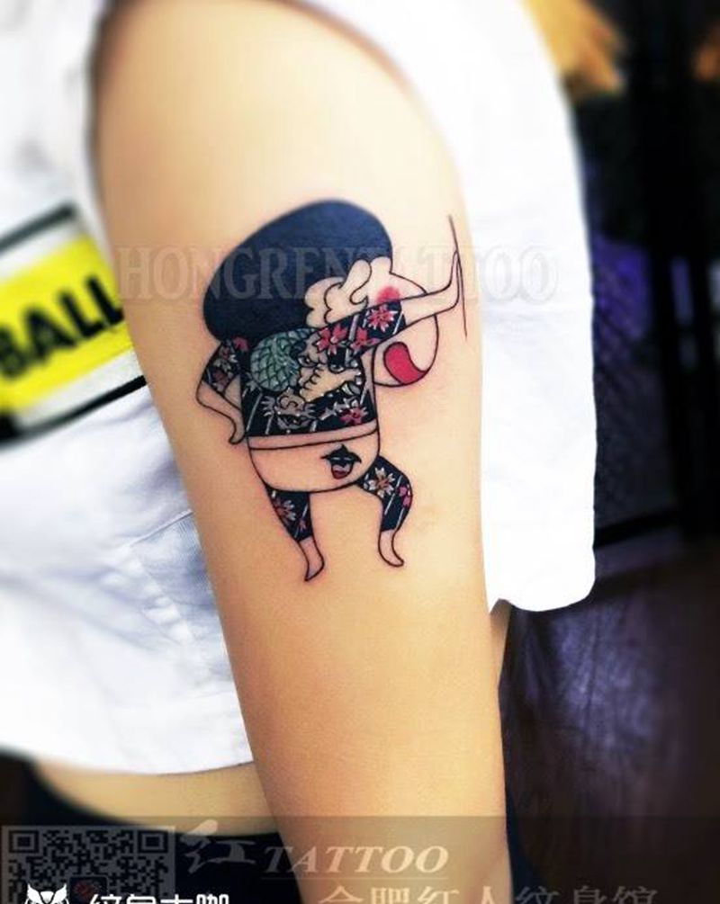 蜡笔小新纹身图片