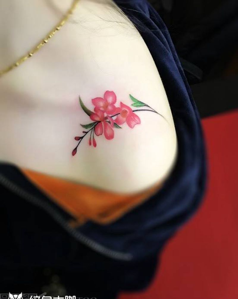 那一朵朵盛开的花儿…纹身图片