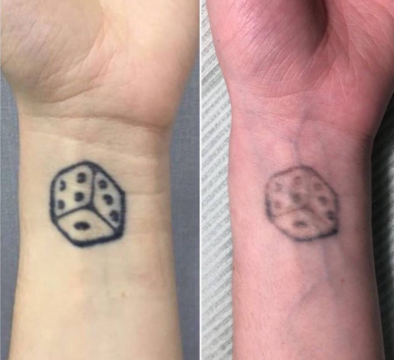 清洗老纹身纹身图片