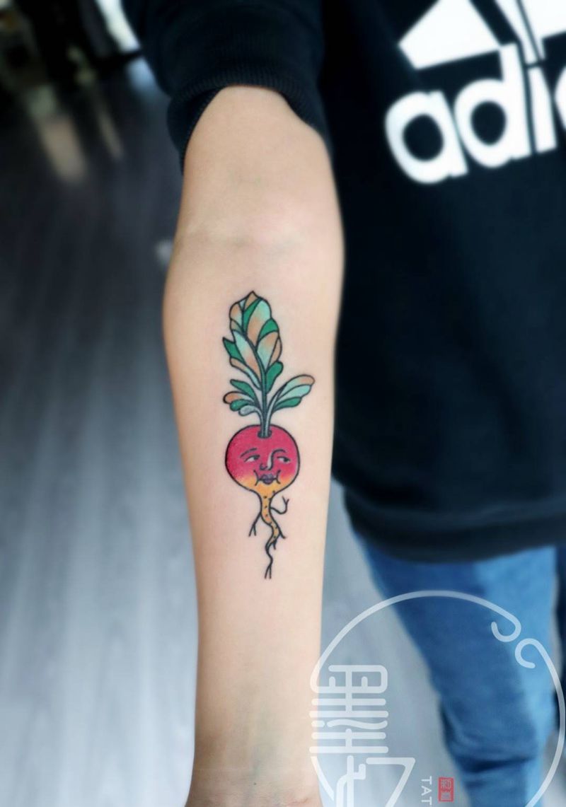 可爱萝卜纹身图片