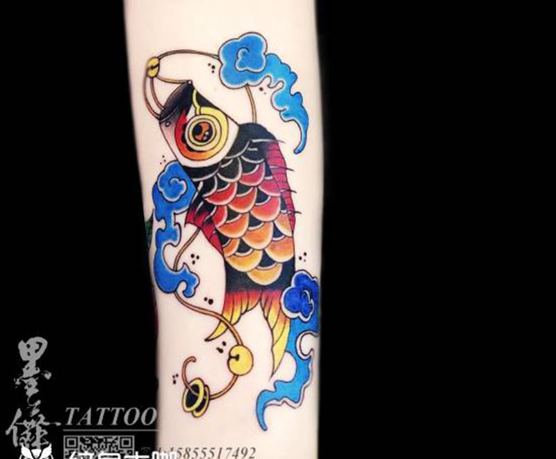 school tattoo纹身图片_手臂纹身图案