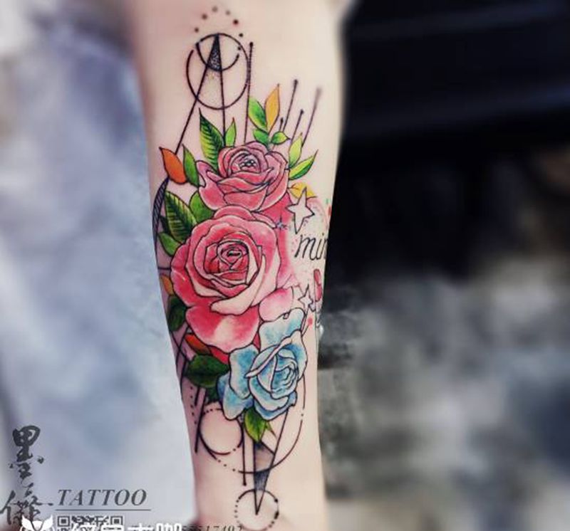 小手臂tattoo纹身图片_手臂纹身图案