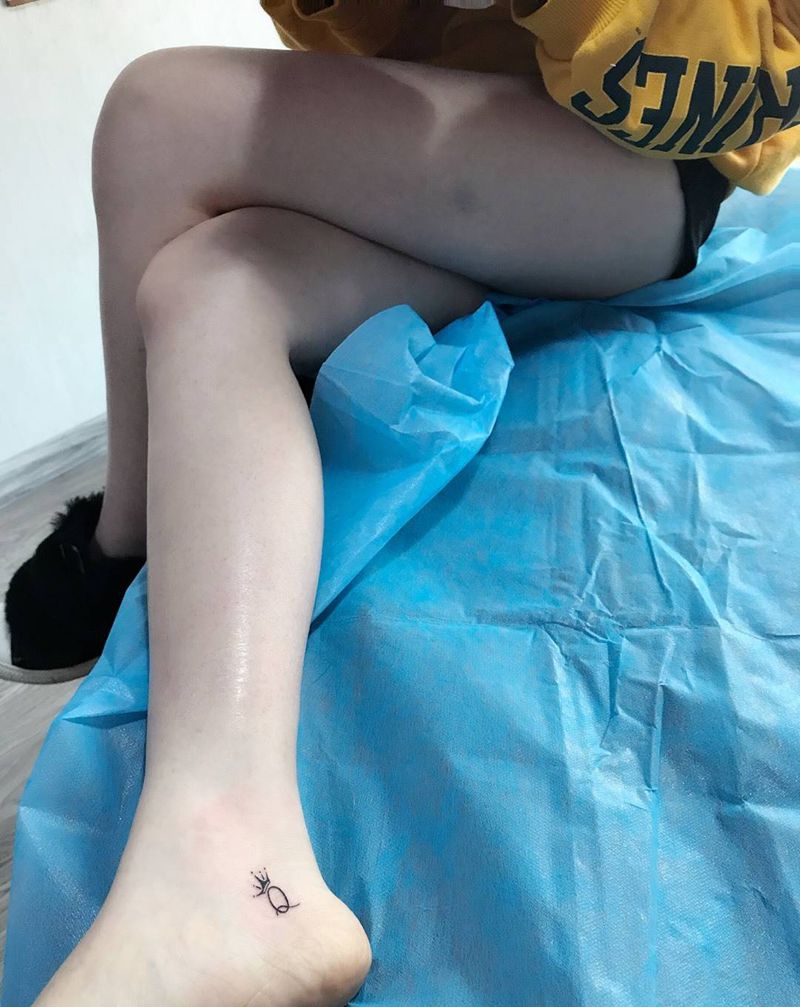 小图纹身图片_成品腿部欧美字符英文纹身图案