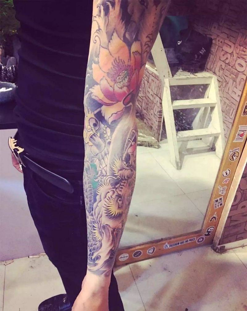 花臂纹身图片