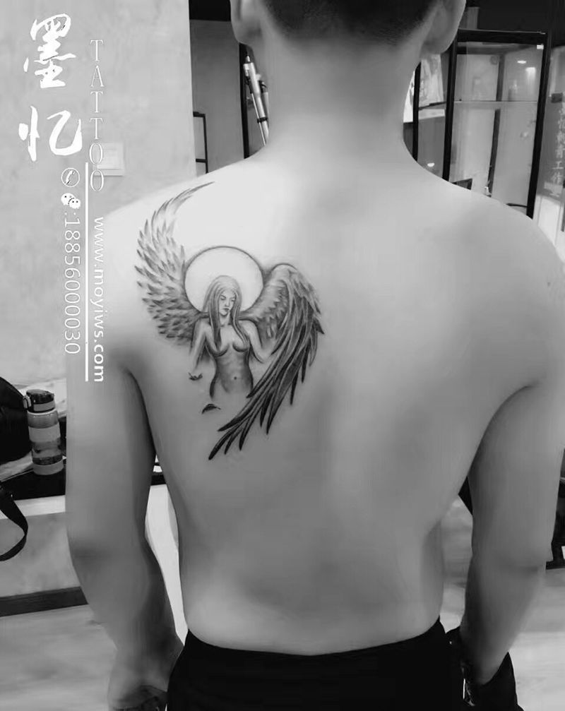 大天使纹身图片