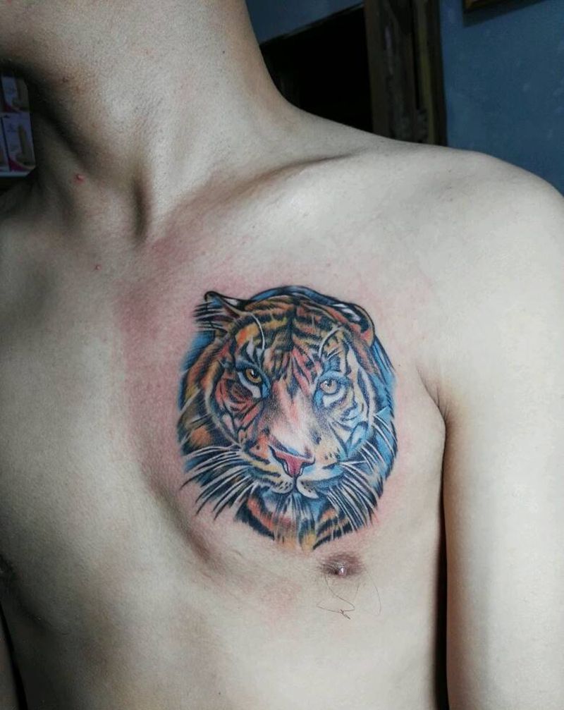 纹所未纹王大全作。纹身图片_胸部背部臀部手臂腿部传统清新动物图腾原创纹身图案