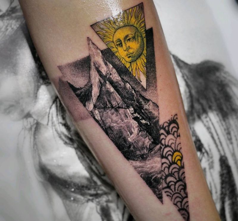 自然刺青處-成为前 作品纹身图片_手臂欧美写实纹身图案