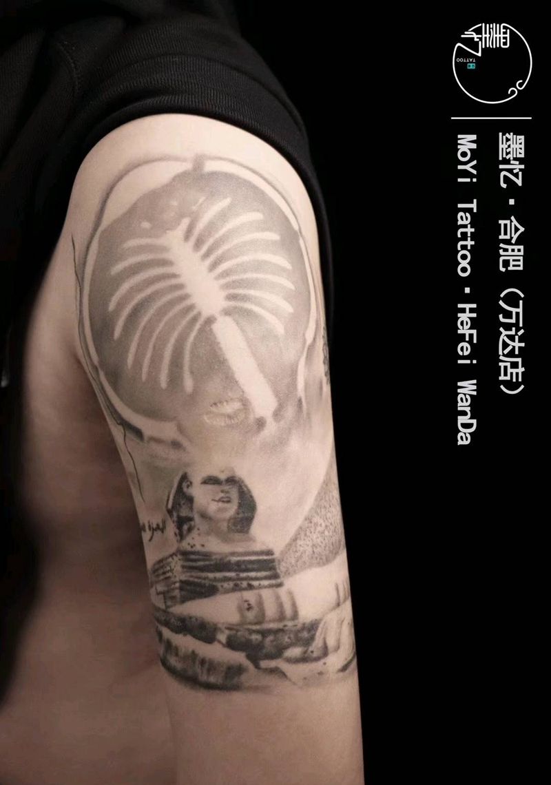 很有想法的顾客纹身图片