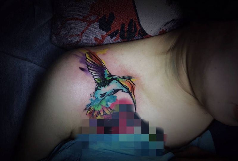 小鸟依人纹身图片