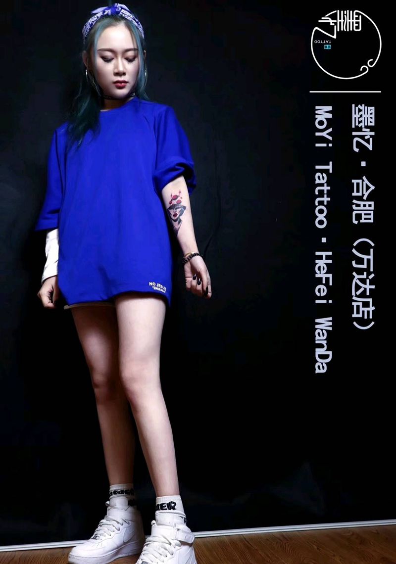 学员的小臂纹身图片_手臂成品纹身图案