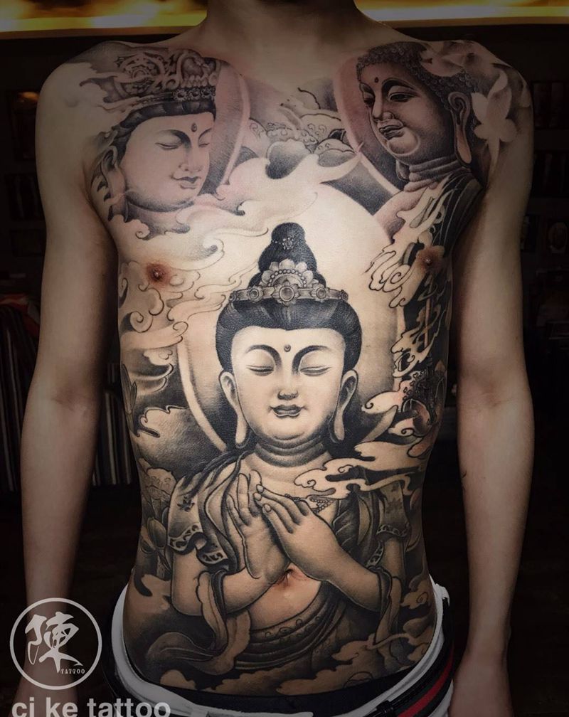 一年多了，今天终于做完纹身图片