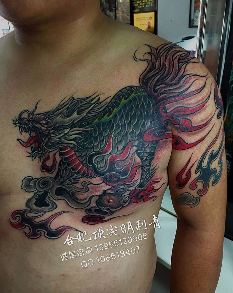 本店纹身师作品纹身图片
