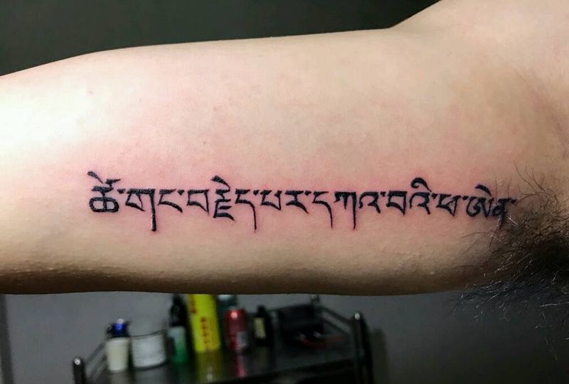 藏文纹身图片