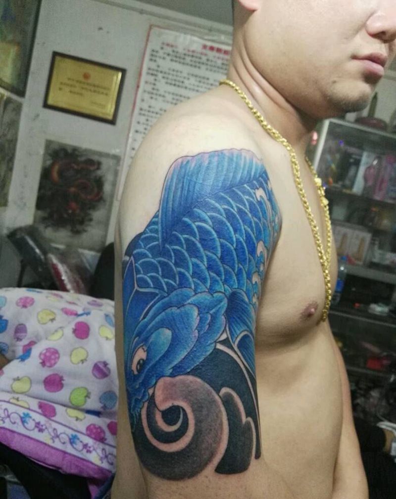 遮盖未完成，纹身图片_肩部胸部腰部背部手臂腿部手部传统动物成品纹身图案