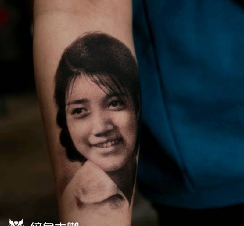 自然刺青處-成为前 作品纹身图片_手臂欧美写实纹身图案