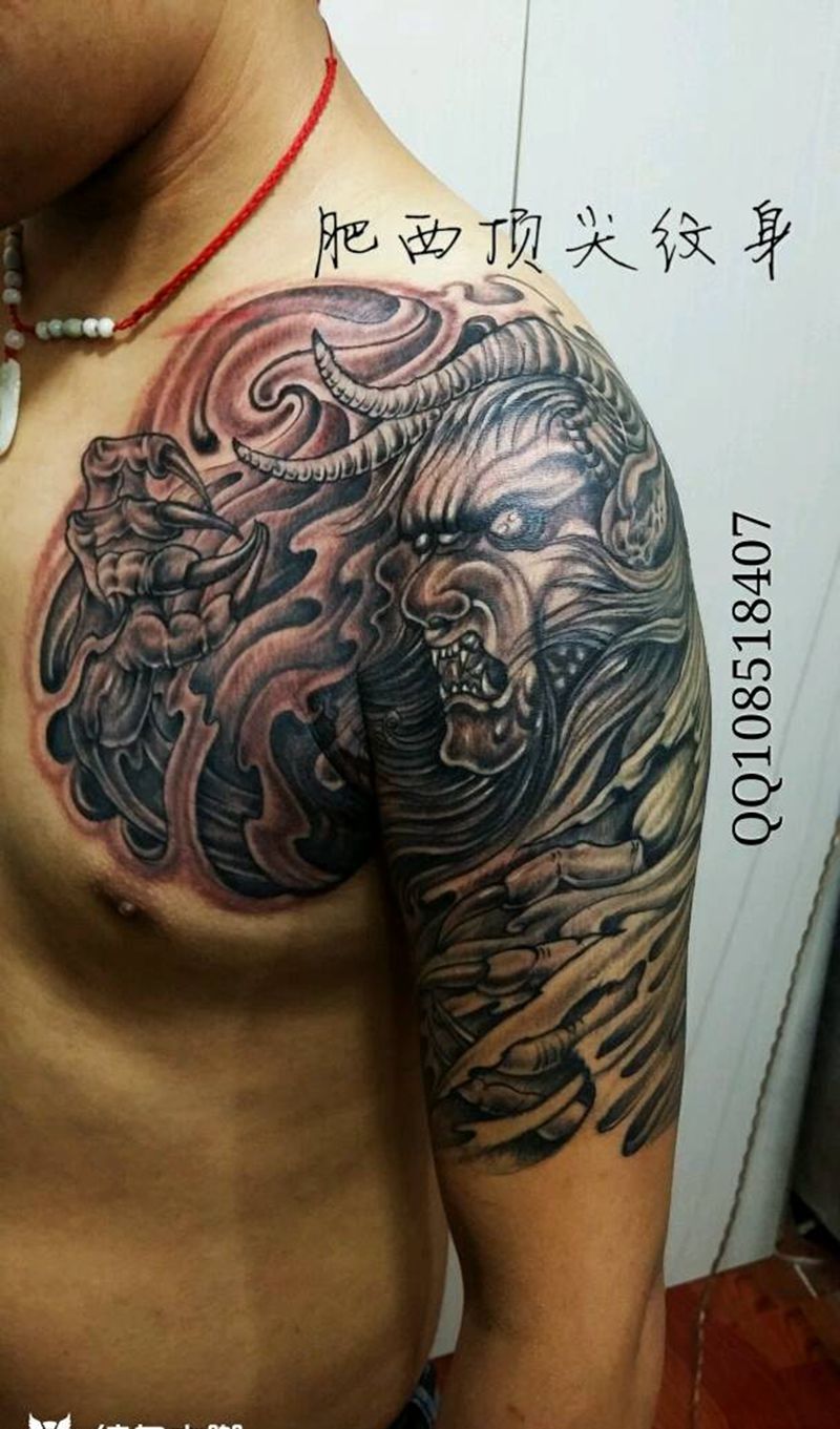 鬼王纹身纹身图片